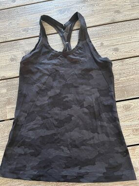 LULULEMON camouflage racerback tank top.